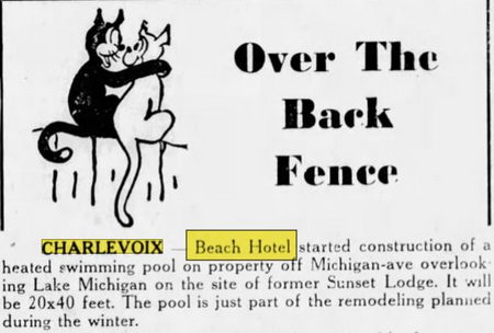 Beach Hotel - Sep 1958 Article